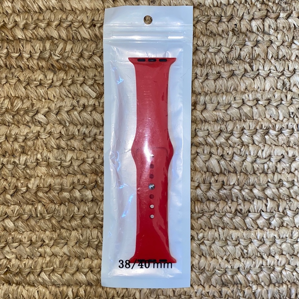 NWT- Red Apple Watch band 38/40 mm